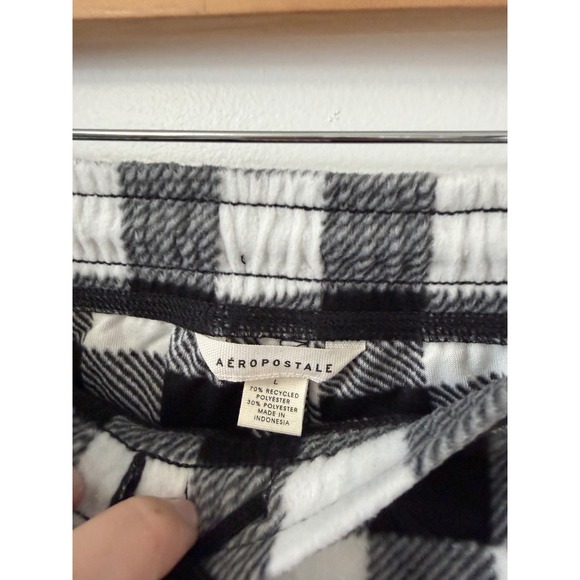 Aeropostale Women's Black & White Checkered Sleep Pants – Size Large – NWT - Picture 5 of 6